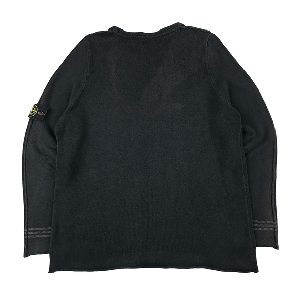 Stone Island Vintage 2000 Thick Cotton Blend Pullover Knit - XL