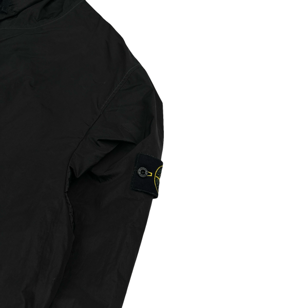 Stone Island 2009 Black Nylon Metal Velvet Lined Jacket - 3XL