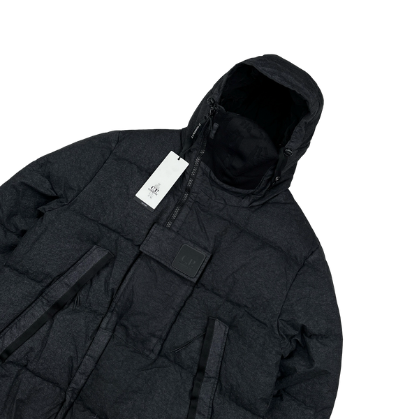 CP Company Metropolis Charcoal Co-Ted Down Filled Mask Jacket - Medium, Large, XL