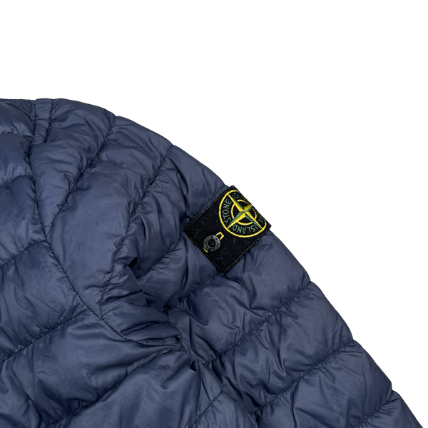 Stone Island 2016 Blue Garment Dyed Down Puffer Jacket - XL