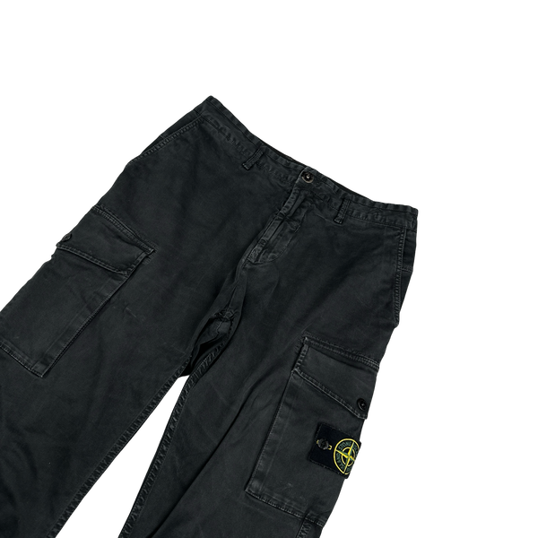 Stone Island 2020 Grey Slim Fit Cargo Trousers - 34"