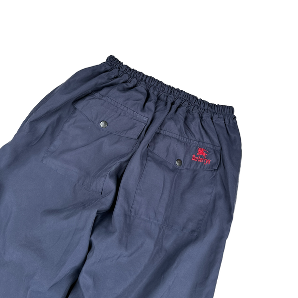 Burberry Golf Waterproof Spellout Patch Baggy Trousers - Medium