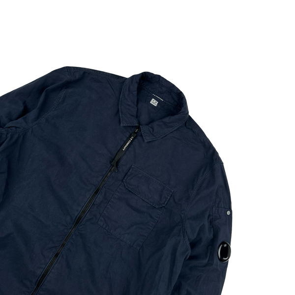 CP Company Navy Lens Viewer Overshirt - Large
