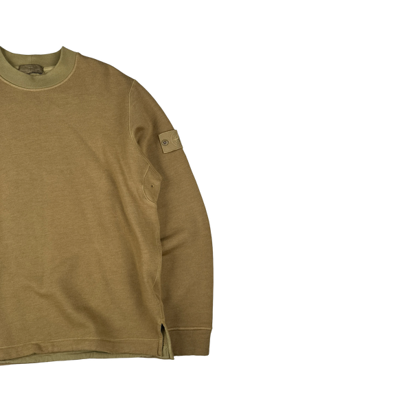 Stone Island 2023 Ghost Piece Cotton Pullover Sweatshirt - Large