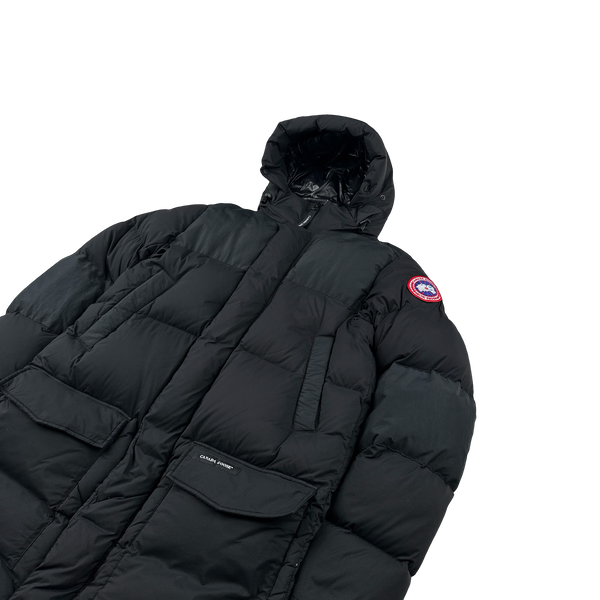 Canada Goose Black Premium Down Armstrong Long Puffer Jacket - Medium