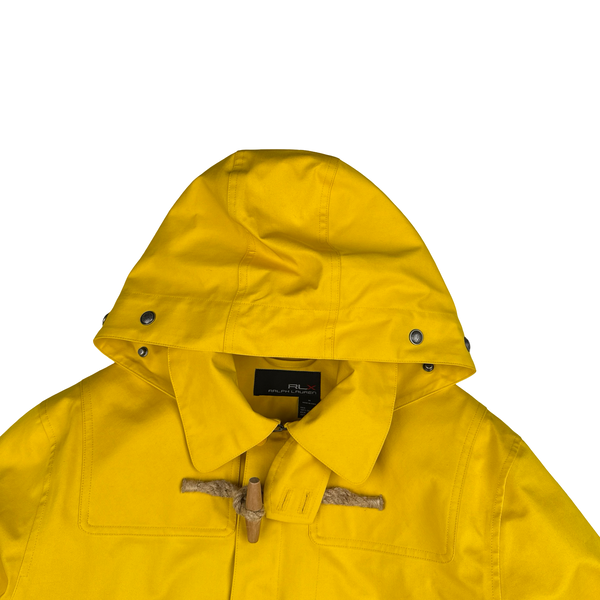 Ralph Lauren Waterproof Yellow Rain Jacket - Medium