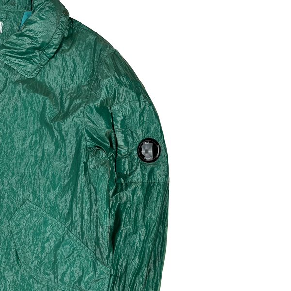 CP Company Turquoise Garment Dyed Nylon Kan D Shell Jacket - Medium