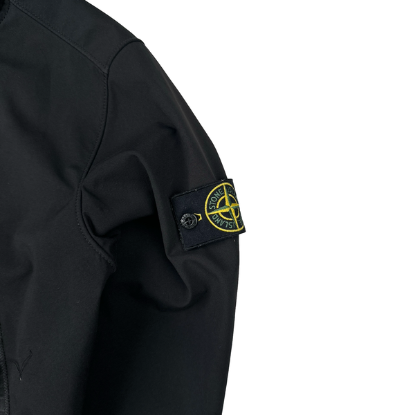 Stone Island 2018 Black Light Soft Shell R Jacket - Small