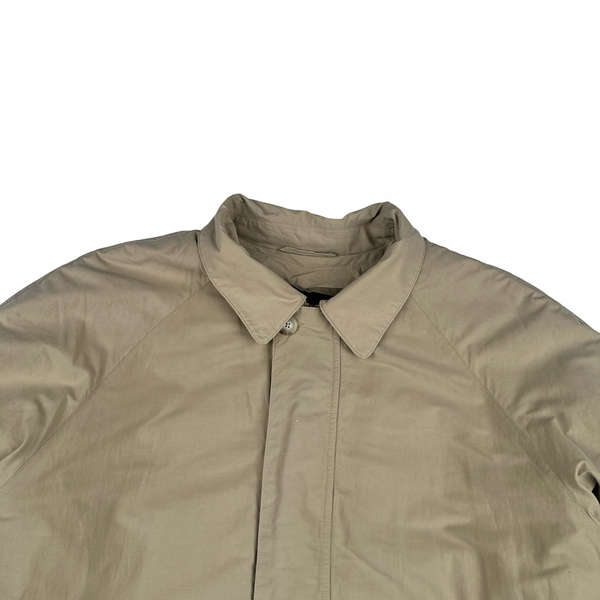 Ralph Lauren Vintage Beige Wool Lined Collard Jacket - Large