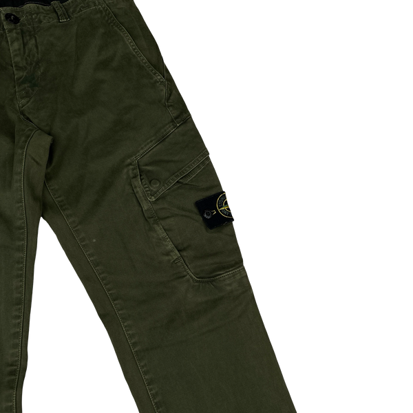 Stone Island 2015 Khaki Cargo Trousers - 30"