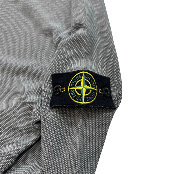 Stone Island Waffle Knit Cotton Crewneck Jumper - XXL