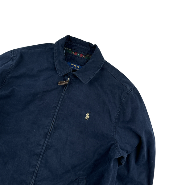 Ralph Lauren Navy Bomber Jacket - Medium