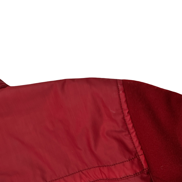 Stone Island 2013 Red Ghost Piece Panno Tinto Capo Piu Mussola Gommata Jacket - XL