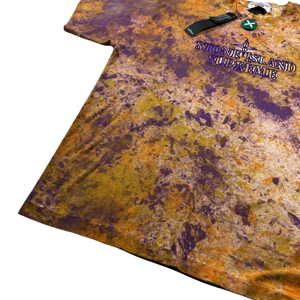 Stone Island x Supreme 2020 Paintball T Shirt - Medium