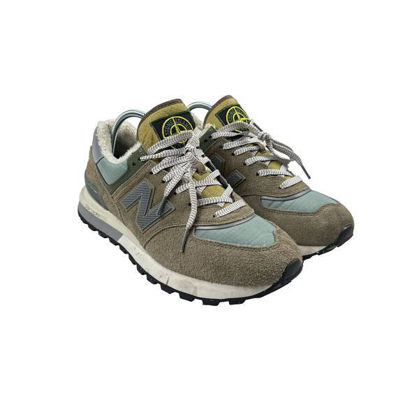 Stone Island x New Balance 574 Legacy Trainers - UK 10