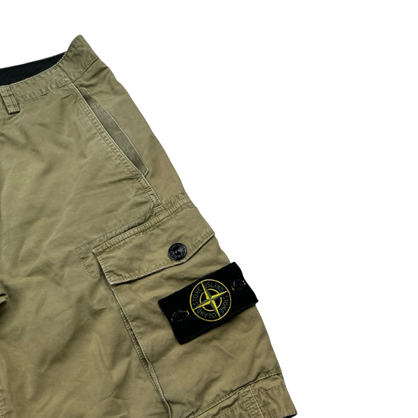 Stone Island 2017 Beige Cargo Shorts - 29"