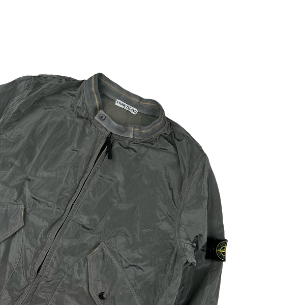 Stone Island 2004 Charcoal Nylon Metal Jacket - XL