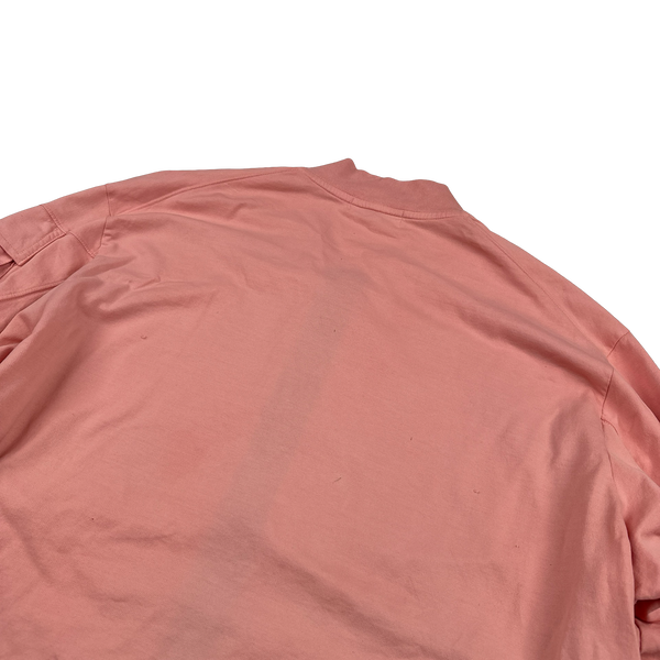 Stone Island 2016 Pink Cotton Zipped Bomber Style Jumper - 3XL