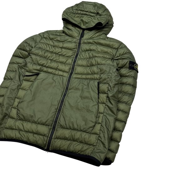 Stone Island 2022 Bio Based Ripstop Nylon Down Puffer Jacket - Large