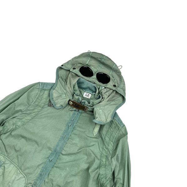 CP Company Mint Chrome Goggle Jacket - Medium