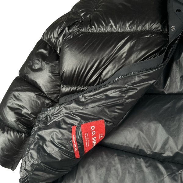 CP Company Black DD Shell Lense Viewer Puffer Jacket - XXL