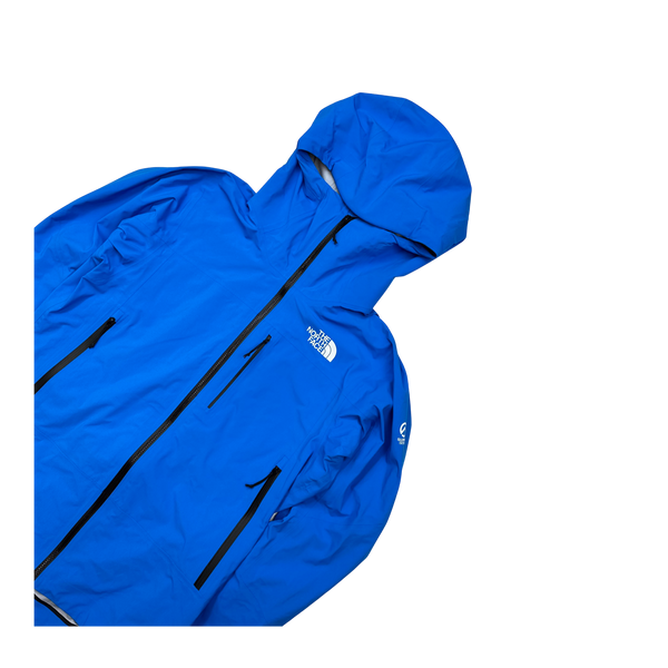 North Face Blue Gore Tex Futurelight Summit Series Hooded Jacket - Large