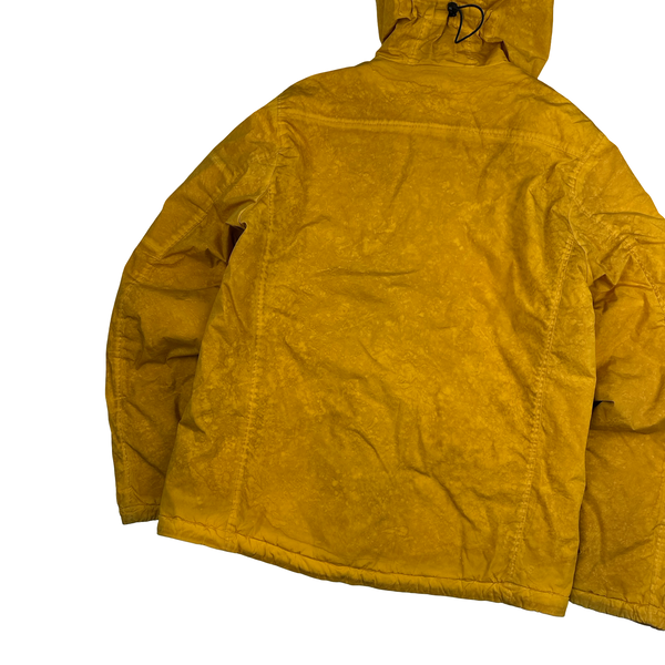 CP Company Orange Nycra Re-Colour Goggle Hooded Jacket - Large