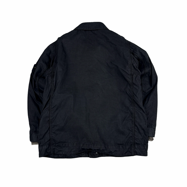 Stone Island 2006 Navy Multi Pocket Dutch Rope Lined Jacket - XXL