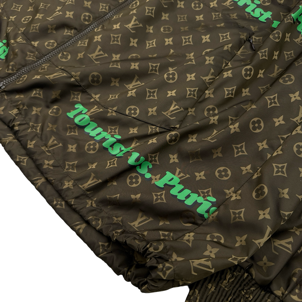 Louis Vuitton 2021 Monogram Nylon Tourist Vs Pursuit Windbreaker - XL