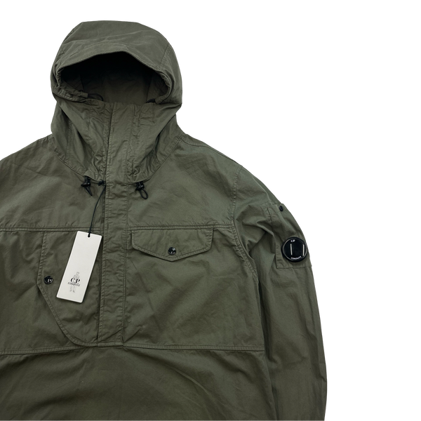 CP Company Green Pullover Smock Overshirt - Medium