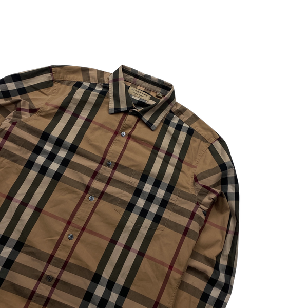 Burberry Nova Check Button Up Shirt - Large
