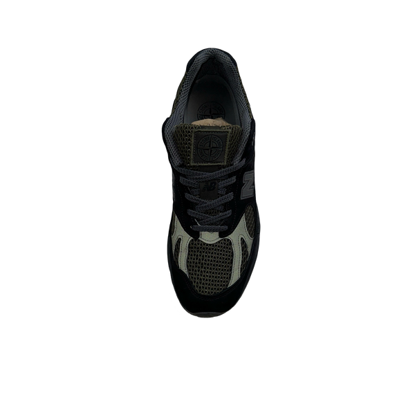 Stone Island x New Balance Khaki 991 Trainers - UK 10.5