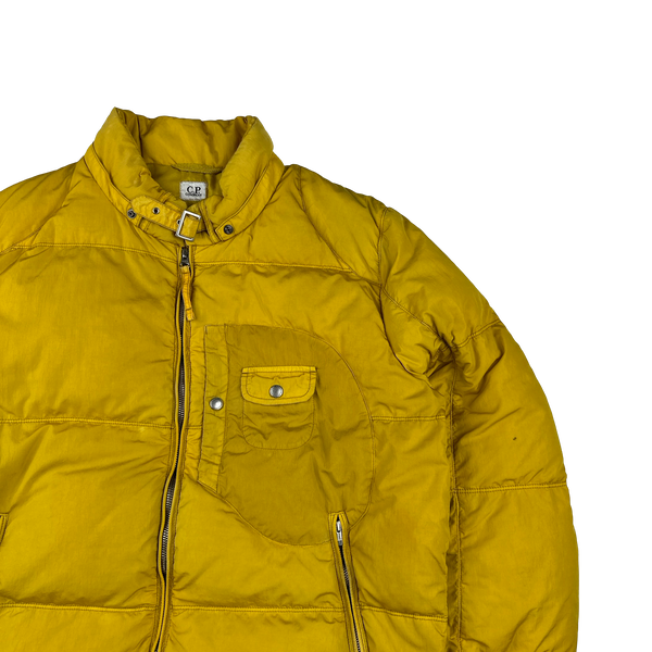 CP Company Frosted Yellow Down Puffer Jacket - XL
