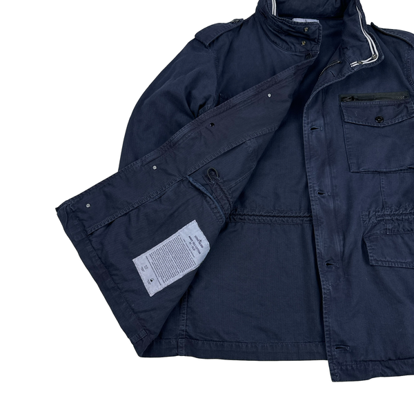 Stone Island 2012 Navy Army Tex Cotton Multi Pocket Field Jacket