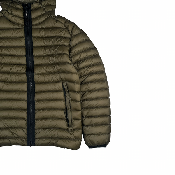 CP Company Khaki DD Shell Goggle Jacket - Medium