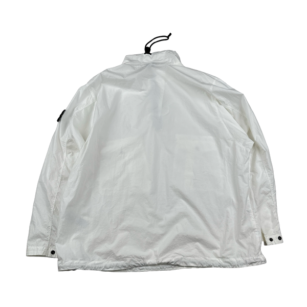 Stone Island 2023 White Cotton Smock Overshirt - XL