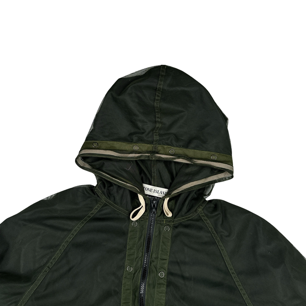 Stone Island 2003 Interliner Mesh Hooded Jacket - Large