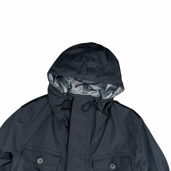 Ten C Black Field Multiple Pocket Smock Snow Jacket - Large