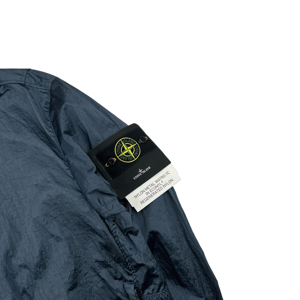 Stone Island 2023 Econyl Blue Regenerated Nylon Metal Jacket - XL
