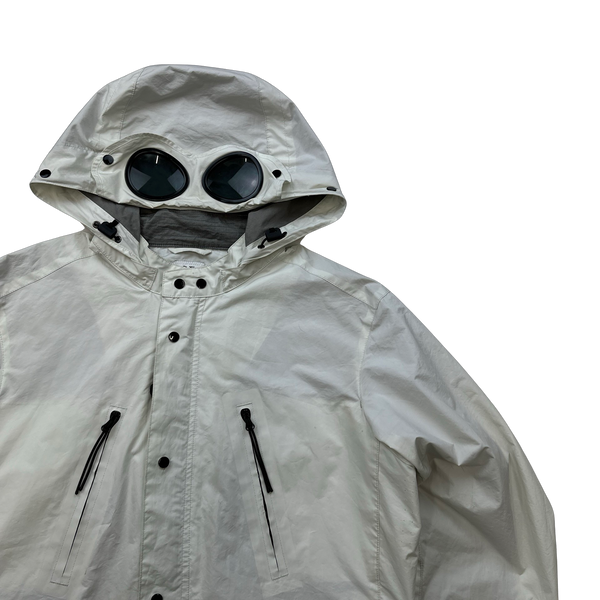 CP Company White Micro M Jacket - Medium