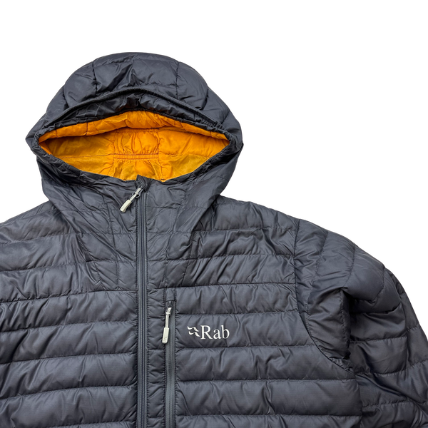 RAB Grey/Orange Down Puffer Jacket - Medium