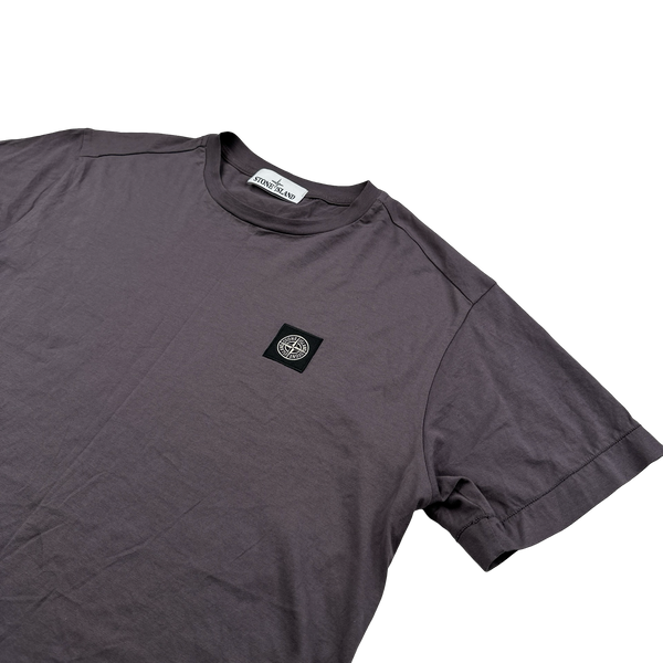 Stone Island 2019 Purple Cotton T Shirt - Medium