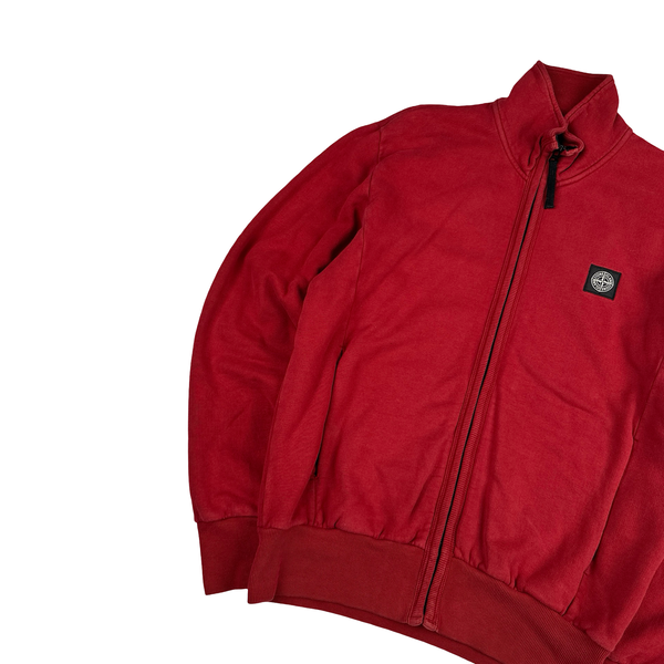Stone Island Red Patch Cotton 2011 Jumper - Medium