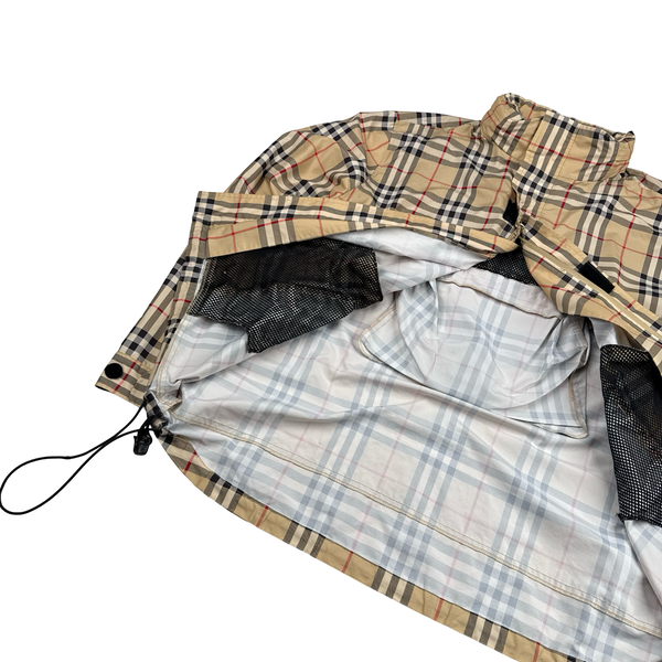 Burberry Nova Check Hooded Lightweight Bag Jacket - Large