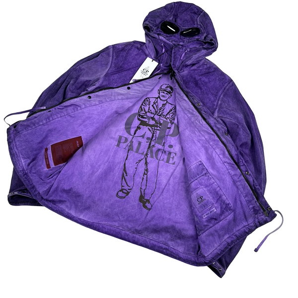 CP Company x Palace Purple Nylon La Mille Goggle Jacket - XS