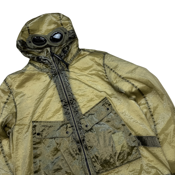 CP Company Green Kan D Sherling Lined Goggle Jacket - XL