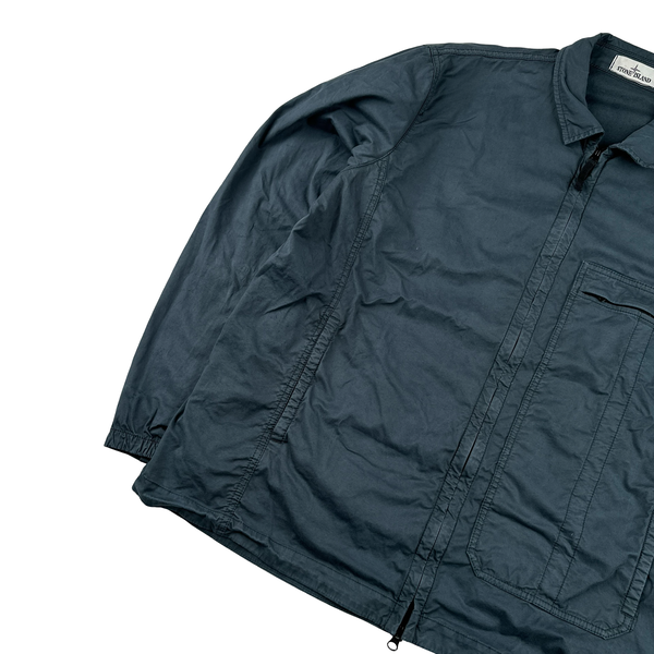 Stone Island 2021 Naslan Light Steel Blue Overshirt XXL Mat's Island