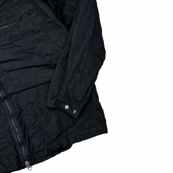 Stone Island 2023 Black Nylon Metal Econyl Overshirt - Large