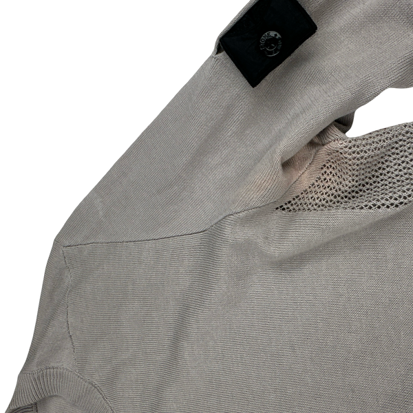 Stone Island 2017 Shadow Project Grey Cotton Crewneck Knit - Large