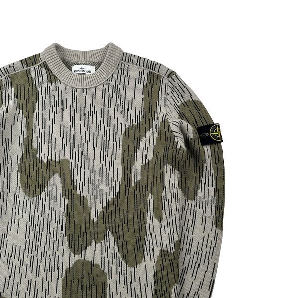 Stone Island 2021 Rain Camo Knitted Crewneck - Large – Mat's Island